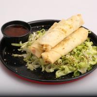 اسپرینگ رول مرغ و اسفناج