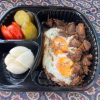 قرمه مشهدی با نیمرو