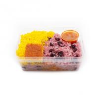 آلبالو پلو با سینه مرغ