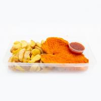 خوراک شنیسل سینه مرغ سرخ شده