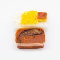 چلو خورشت قیمه بادمجان