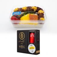 پک نرمال چلو کباب لقمه نگین دار