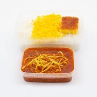 چلو خورشت قیمه سیب زمینی