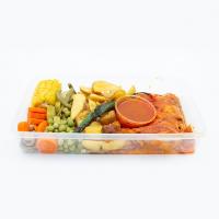 خوراک ران مرغ سس پز