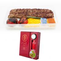 پک ویژه چلو کباب کوبیده دو سیخ ویژه