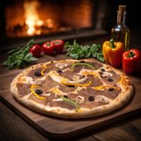 پیتزا استیک ایتالیایی