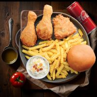 مرغ سوخاری سه تکه