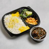 چلو خورشت سبزی اقتصادی