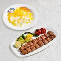 چلو کباب لقمه