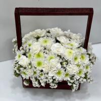 باکس بهاره چوبی سفید