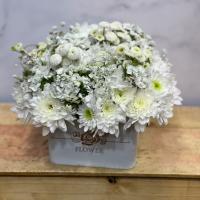 باکس چرمی کوچک سفید