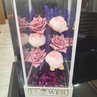 گل شیشه ای کوچک