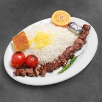 چلو کباب چنجه گوسفندی