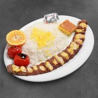 چلو کباب لقمه نگین دار