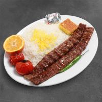 چلو کباب کوبیده رژیمی