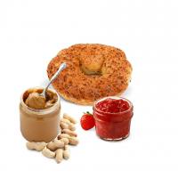 سیمیت مربا و کره بادام زمینی