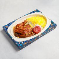 چلو خورشت غوره بادمجان
