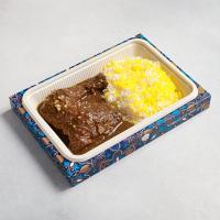 چلو خورشت فسنجان با ران مرغ