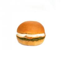 لقمه مرغ با سس پستو