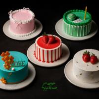 کیک تولد وانیلی