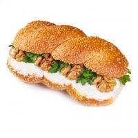 لقمه پنیر گردو جعفری ( نان سیمیت مخصوص)