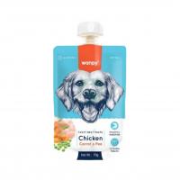 پودینگ سگ ونپی با طعم مرغ هویج و نخود فرنگی