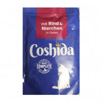 پوچ گربه کوشیدا با طعم گاو و قلوه ژله ای 100 گرم