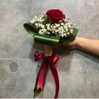 دسته گل رز قرمز کد 115