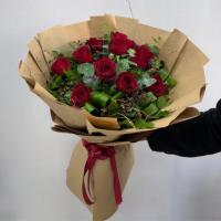 دسته گل رز هلندى كد(25)