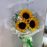 دسته گل آفتابگردان 3 شاخه