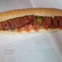 ساندویچ هات داگ پنیری تنوری