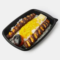 چلو کباب کوبیده نگینی