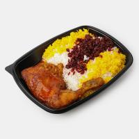 زرشک پلو با مرغ (ران)