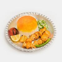 کته جوجه کباب زعفرانی - کته کباب کلبه (ستارخان)