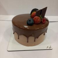 مینی کیک تولد شکلاتی