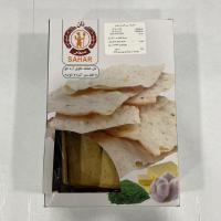 نان خشک سیر و کره و شوید