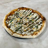 پیتزا مرغ و سبزیجات