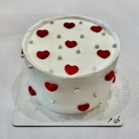 مینی کیک تولد قلبی