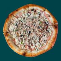 پیتزا بوقلمون و قارچ ایتالیایی (37سانتی متری)