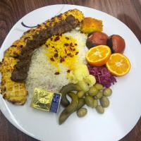 چلو کباب وزیری معمولی