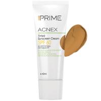 کرم ضد آفتاب فاقد چربی مناسب پوست چرب و جوش دار SPF 60 پریم رنگ بژ طبیعی