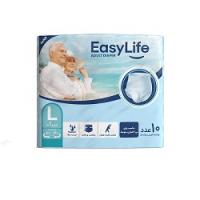 پوشینه شورتی بزرگسال سایز بزرگ ایزی لایف در بسته 10 عدد