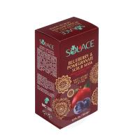 ماسک لایه بردار عصاره انار و بلو بری سولس