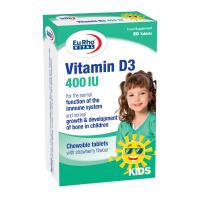 قرص ویتامین د3 400 یوروویتال 60 عدد