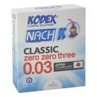 کاندوم بسیار نازک مدل 0.03 ناچ کدکس 3 عددی