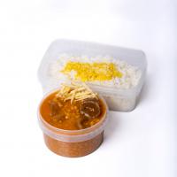 چلو خورشت قیمه سیب زمینی