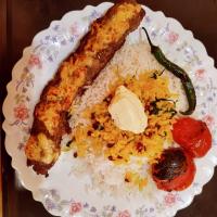 چلو کباب کوبیده نگینی