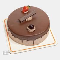 کیک تولد شکلات فندقی