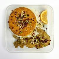 زرشک پلو با مرغ مشهدی پز