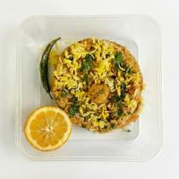 میگو پلو بوشهری (بشقاب داماهی)